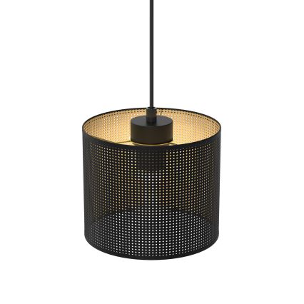 Пендел LOFT SHADE 1xE27/60W/230V Ø 18 см черен/златист
