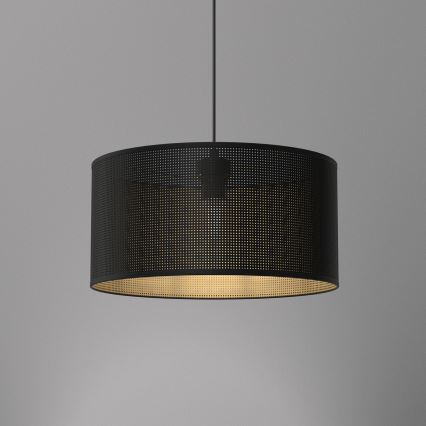 Пендел LOFT SHADE 1xE27/60W/230V Ø 40 см черен/златист