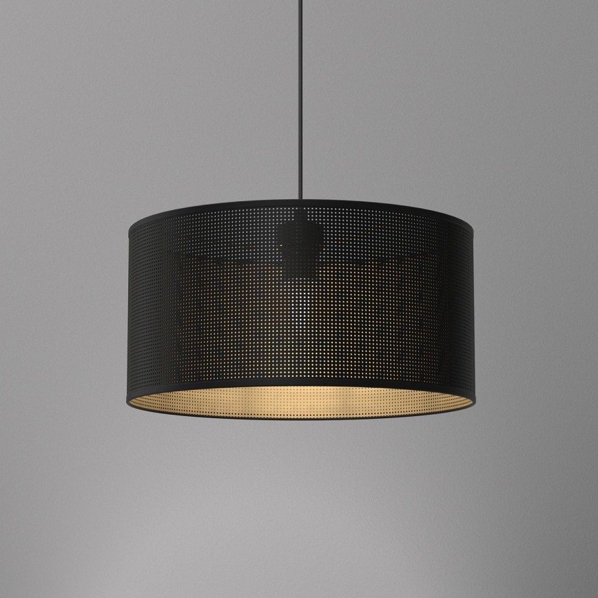 Пендел LOFT SHADE 1xE27/60W/230V Ø 40 см черен/златист