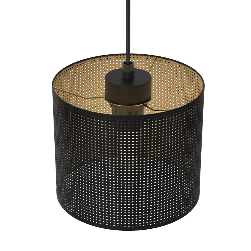 Пендел LOFT SHADE 3xE27/60W/230V черен/златист