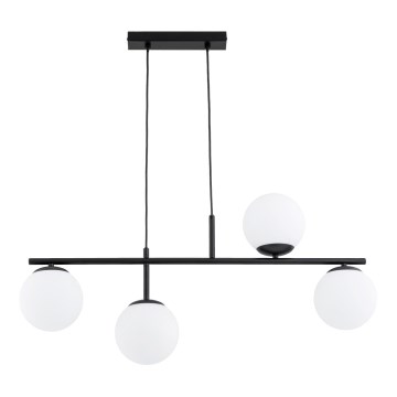 Пендел LUNA 4xE14/10W/230V черен