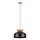 Пендел MARION 1xE27/15W/230V Ø 29,5 см черен