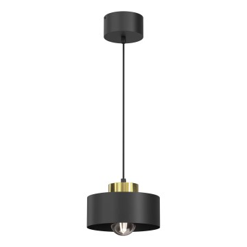 Пендел MARTI 1xE27/15W/230V черен/златист