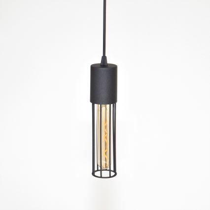 Пендел MELODY 2xE27/15W/230V черен