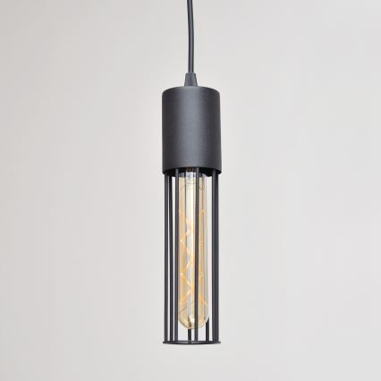 Пендел MELODY 2xE27/15W/230V черен