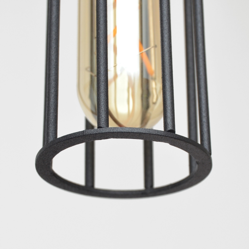 Пендел MELODY 2xE27/15W/230V черен