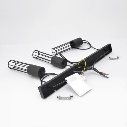 Пендел MELODY 3xE27/15W/230V черен