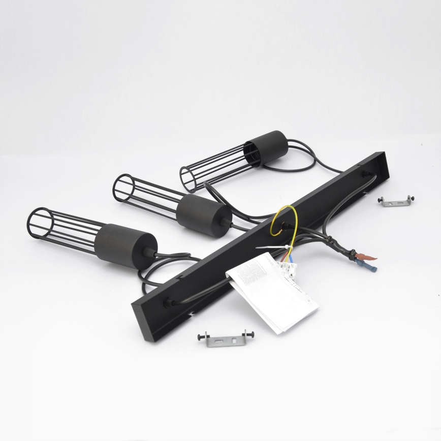 Пендел MELODY 3xE27/15W/230V черен