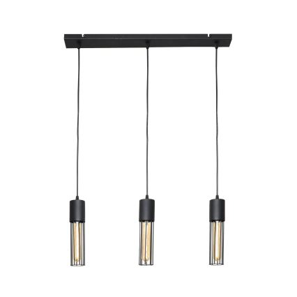 Пендел MELODY 3xE27/15W/230V черен