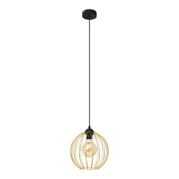 Пендел MERCURE 1xE27/15W/230V златист/черен