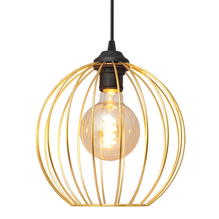 Пендел MERCURE 3xE27/15W/230V златист/черен