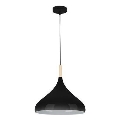 Пендел MIKO 1xE27/60W/230V Ø 32 см черен