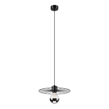 Пендел MONTANA 1xE27/15W/230V Ø 30 см черен