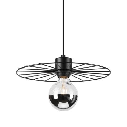 Пендел MONTANA 1xE27/15W/230V Ø 30 см черен