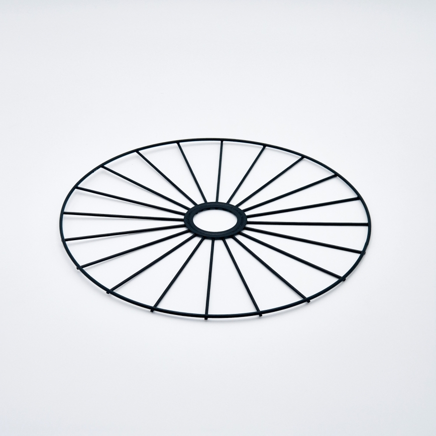 Пендел MONTANA 1xE27/15W/230V Ø 30 см черен