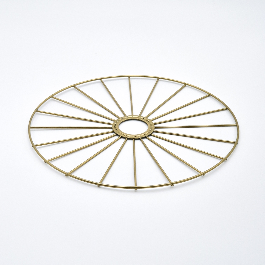 Пендел MONTANA 1xE27/15W/230V Ø 30 см златист/черен