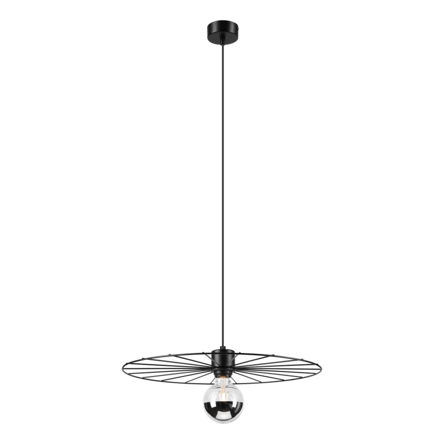 Пендел MONTANA 1xE27/15W/230V Ø 45 см черен