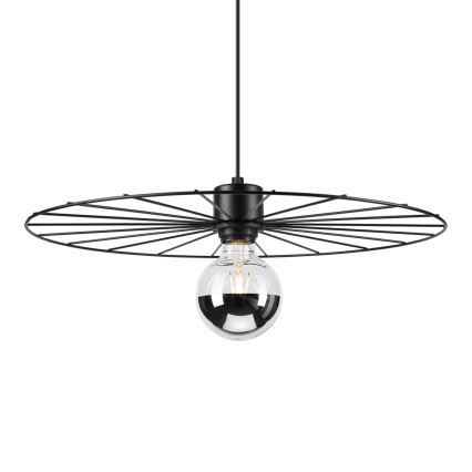 Пендел MONTANA 1xE27/15W/230V Ø 45 см черен