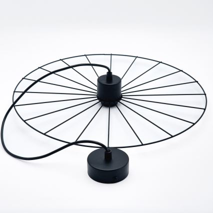 Пендел MONTANA 1xE27/15W/230V Ø 45 см черен