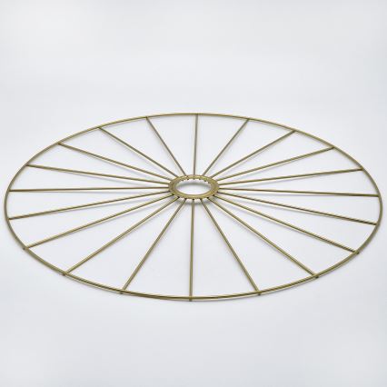 Пендел MONTANA 1xE27/15W/230V Ø 45 см златист/черен