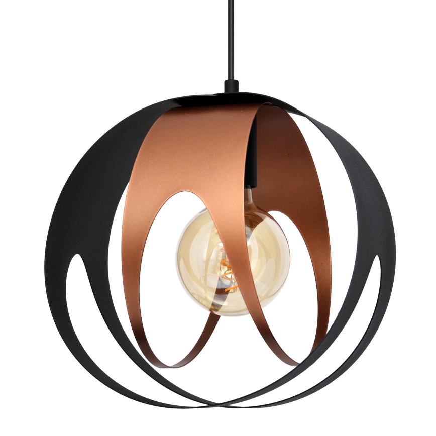 Пендел MOONLIGHT 1xE27/15W/230V черен/мед