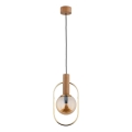 Пендел MUFI 1xE14/10W/230V златист/бежов