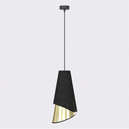Пендел на шнур MODA 1xE27/15W/230V, черно/златисто