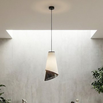 Пендел на шнур MODA 1xE27/15W/230V сив/черен