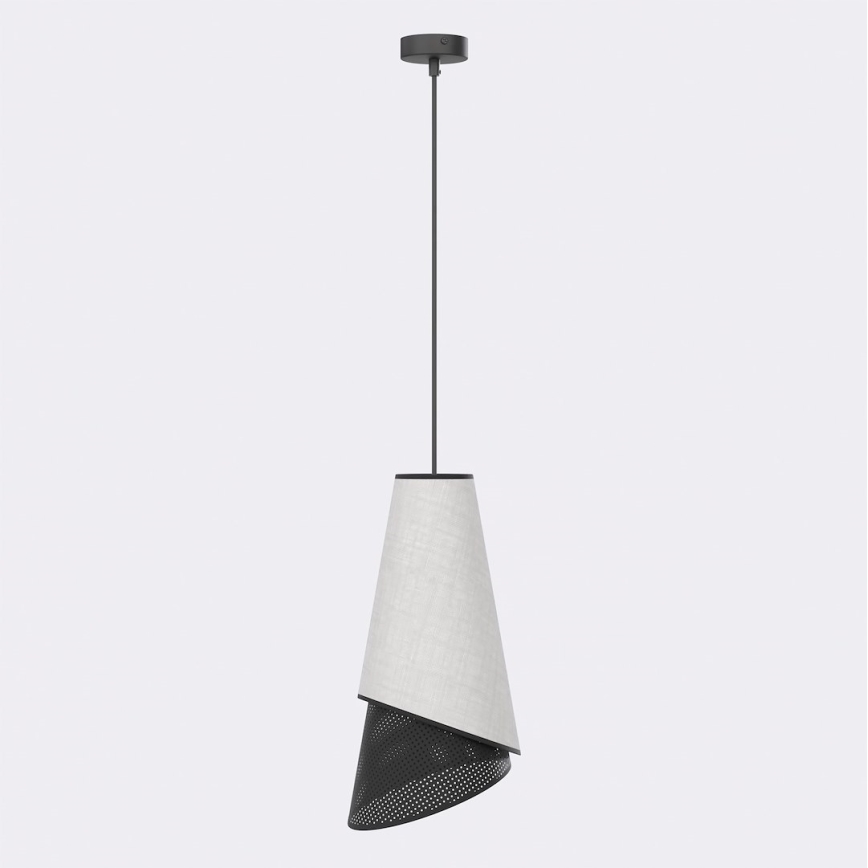 Пендел на шнур MODA 1xE27/15W/230V сив/черен