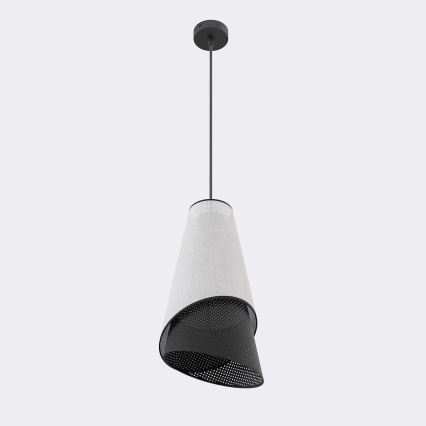 Пендел на шнур MODA 1xE27/15W/230V сив/черен