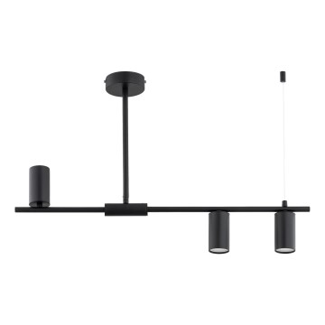 Пендел на штанга URANOS 3xGU10/10W/230V черен