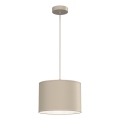 Пендел на кабел ARDEN 1xE27/15W/230V Ø 25 см бежов