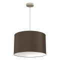 Пендел на кабел ARDEN 1xE27/15W/230V, Ø 40 см, бежово/кафяво
