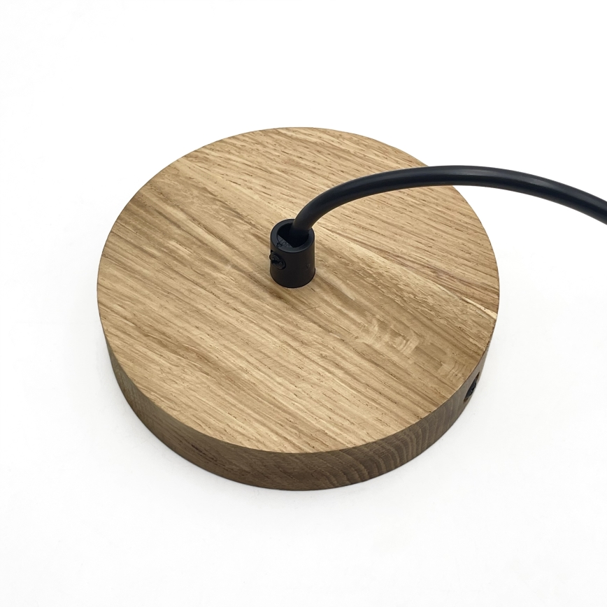 Пендел на кабел ASTA 1xE27/60W/230V Ø 28 см дъб