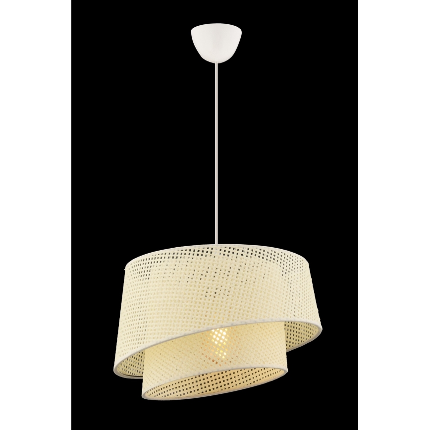 Пендел на кабел BARETTE 1xE27/60W/230V кремав