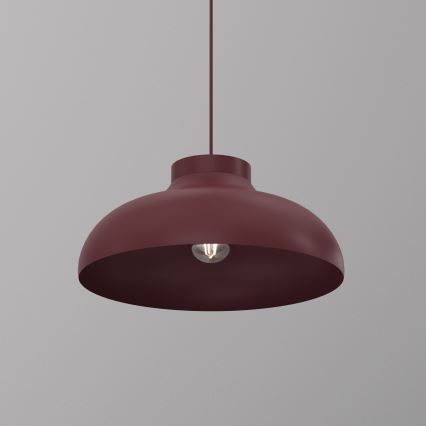 Пендел на кабел BASCA 1xE27/15W/230V бордо