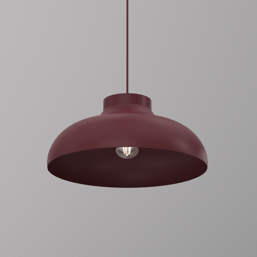 Пендел на кабел BASCA 1xE27/15W/230V бордо