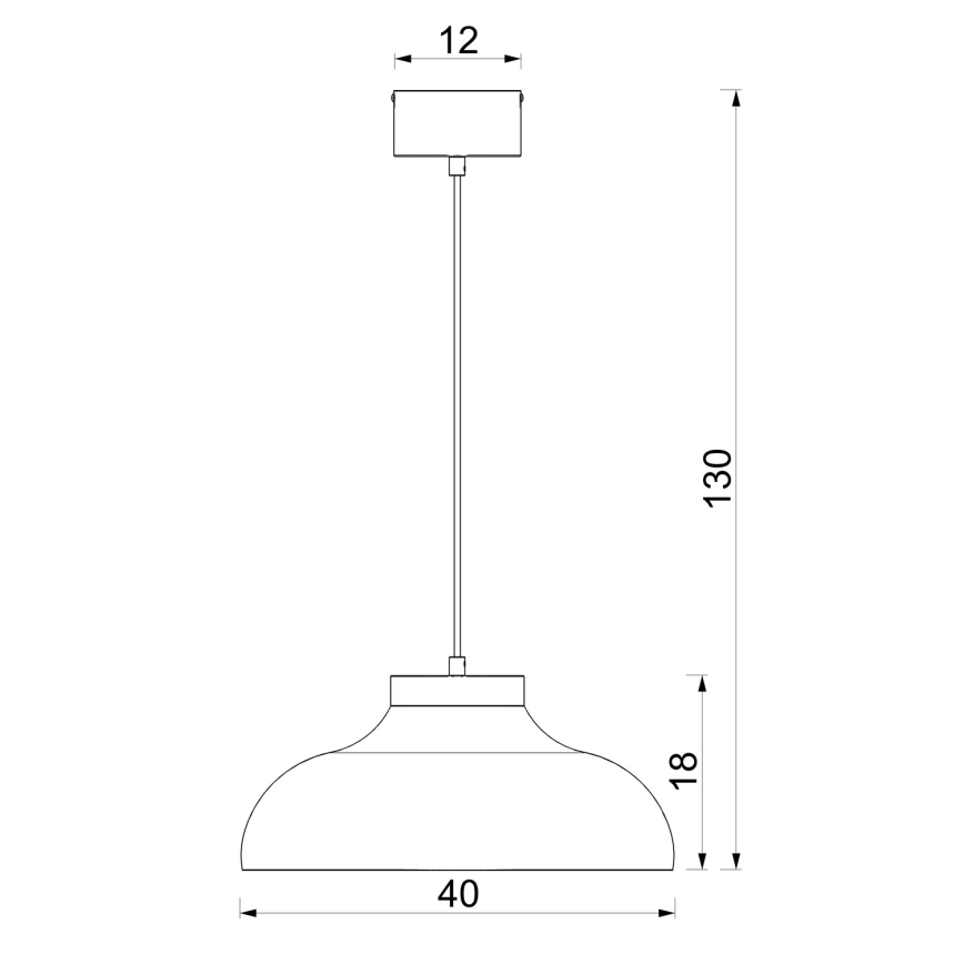 Пендел на кабел BASCA 1xE27/15W/230V бордо