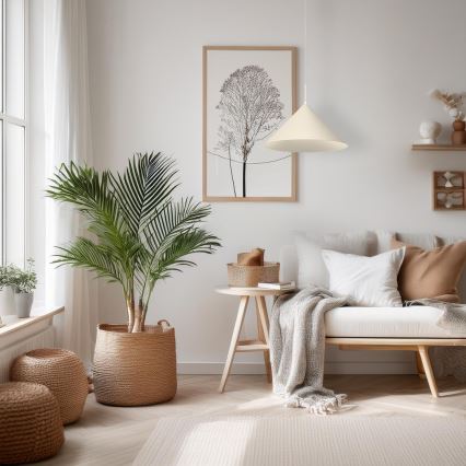 Пендел на кабел CAPITAL 1xGX53/15W/230V Ø 46 см кремав