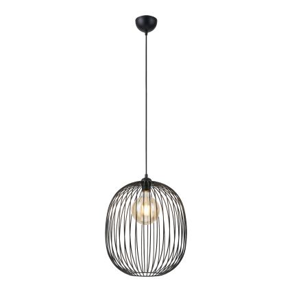 Пендел на кабел DESTELLO 1xE27/15W/230V Ø 32 см черен
