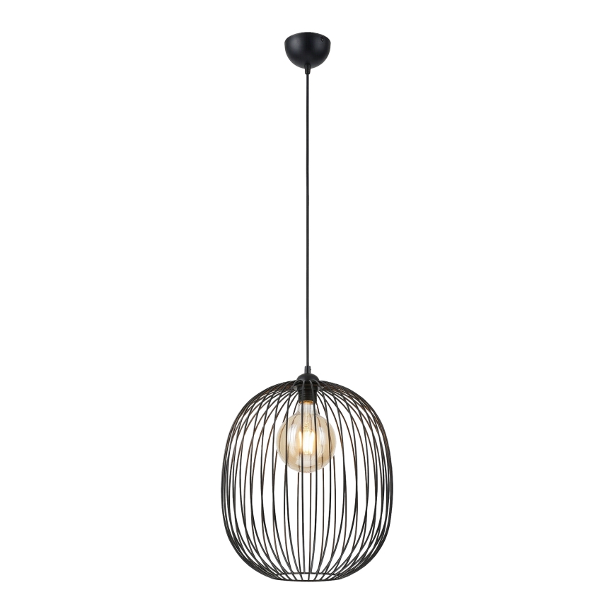 Пендел на кабел DESTELLO 1xE27/15W/230V Ø 32 см черен