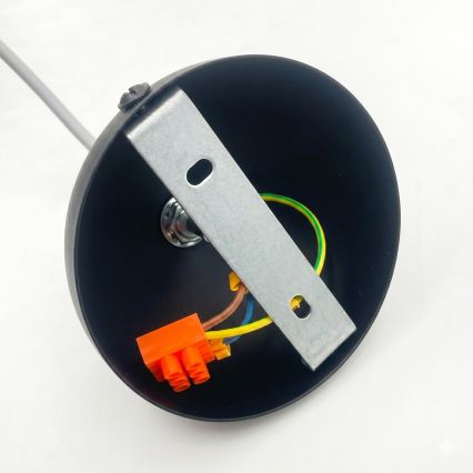 Пендел на кабел DESTELLO 1xE27/15W/230V Ø 32 см черен