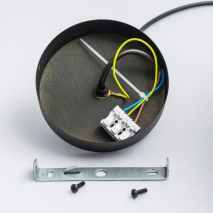 Пендел на кабел ECLIPSE 1xE27/15W/230V черен/бял