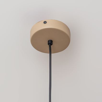 Пендел на кабел ETNA II 1xE27/15W/230V Ø 25 см бежов