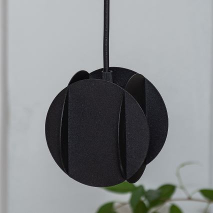 Пендел на кабел GAMBIT 1xGU10/10W/230V черен