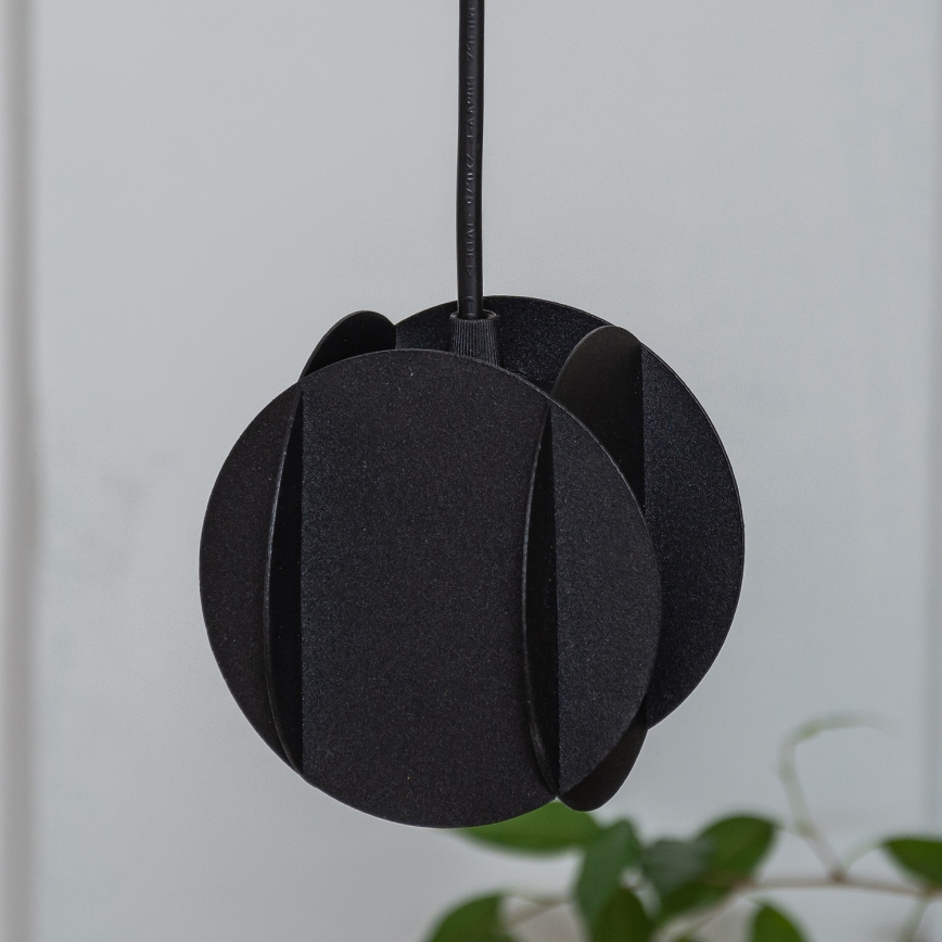 Пендел на кабел GAMBIT 1xGU10/10W/230V черен