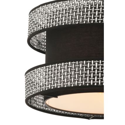 Пендел на кабел HALO 1xE27/60W/230V черен/сив