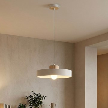 Пендел на кабел KIVI 1xE27/15W/230V бял
