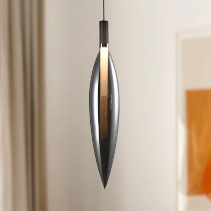 Пендел на кабел NORDIC 1xG9/5W/230V черен хром