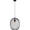 Пендел на кабел OVELLA 1xE27/15W/230V Ø 34 см черен